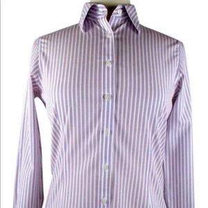 Brooks brothers women’s button down. Purple stripe